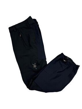 IBEX Climawool Softshell Black/Navy Outdoors Snow Ski Pants Men's Size Small